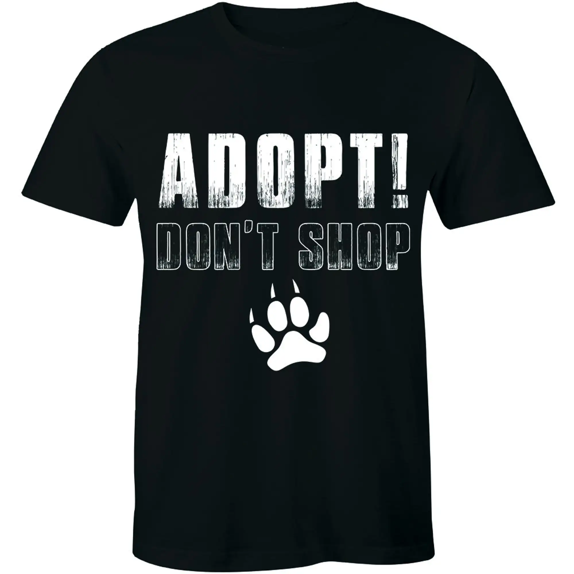 Adopt Don't Shop T-Shirt Rescue Animals Shirt Cat and Dog Tee