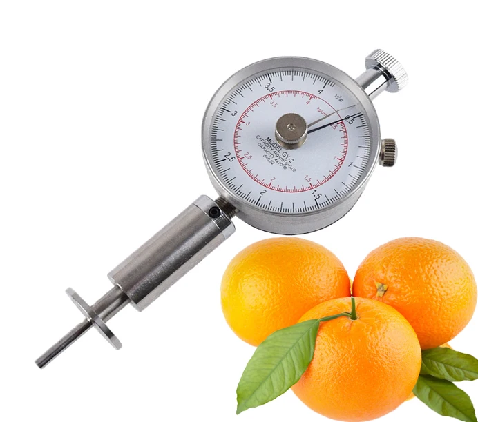 

Pointer Fruit Hardness Tester GY-2 Penetrometer for Oranges Bananas Mangos Fruit Sclerometer
