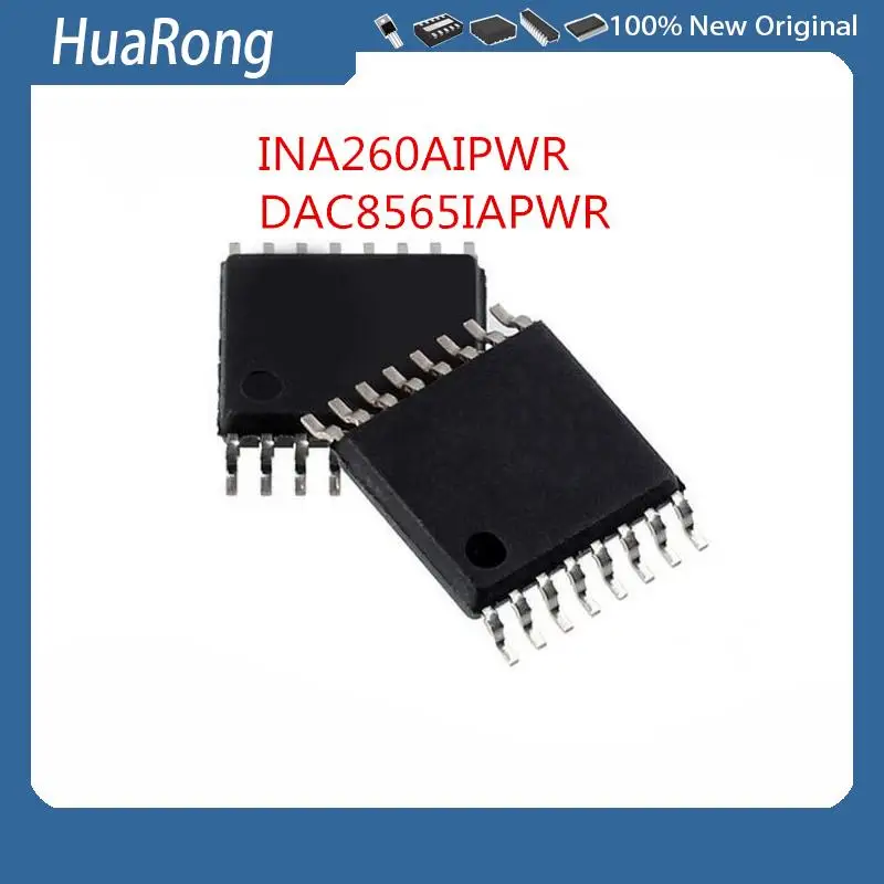 2PCS/LOT     INA260AIPWR   INA260AIPW   INA260  I260AI     DAC8565IAPWR     DAC8565     TSSOP16