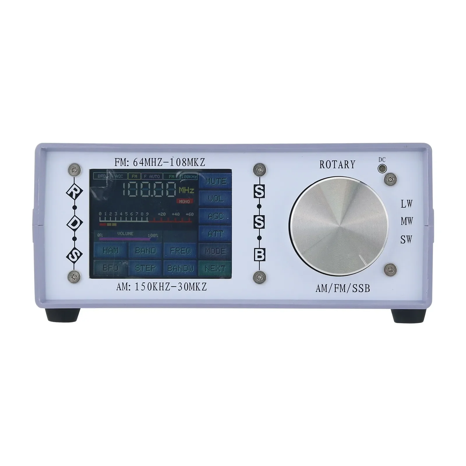 2026 HamGeek ATS25-Desk SI4732 All Band Radio Receiver AM/FM/SSB/SW/MW/LW Full Band Radio with Touch Screen view 2