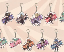 Yu-Gi-Oh! 5D's Fudo Yusei JACK ATLAS Crow Hogan Kiryu Kyosuke Keychain Yu Gi Oh YuGiOh Acrylic Keyring Bag Pendant