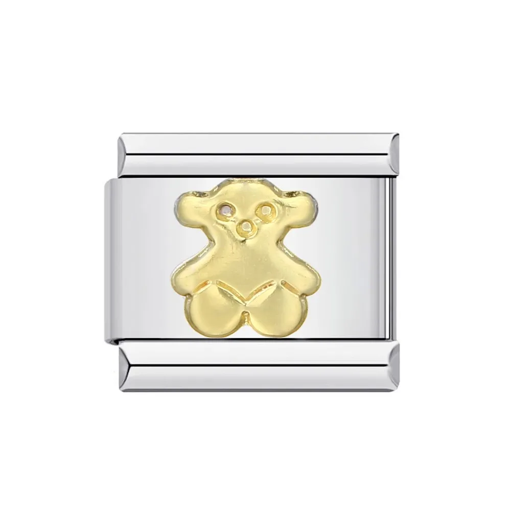 Five-pointed Star Happy Smile Cry Face Glaze Italian Charm Fit 9mm Italian Bracelet Beads Link Bangle Making DIY Jewelry Gift