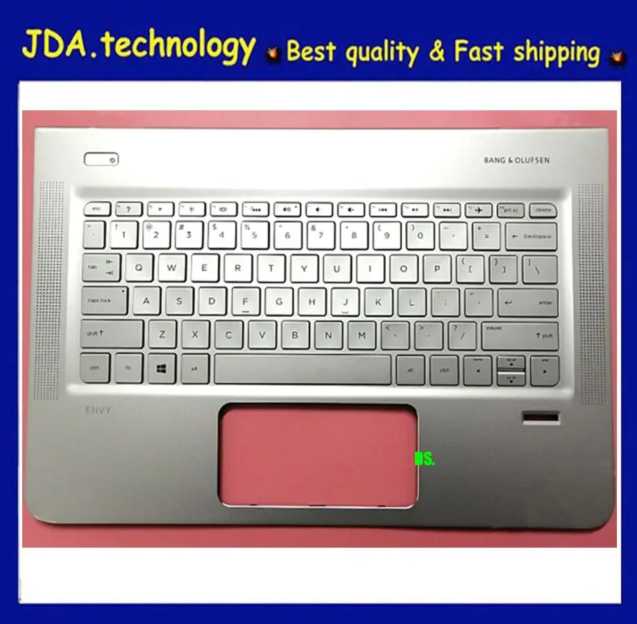 

MEIARROW New Laptop Topcase For HP ENVY 13-D 13T-D000 TPN-C120 Palmrest US Keyboard Upper Cover 829305-001