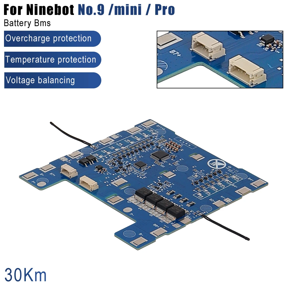 

Защитная плата печатной платы для скутера Bms для Ninebot NO.9 Mini Pro/Mini, аксессуары для литиевой батареи для электрического скутера