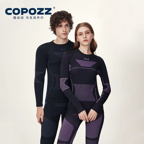 COPOZZ Термобелье для лыж из спандекса
