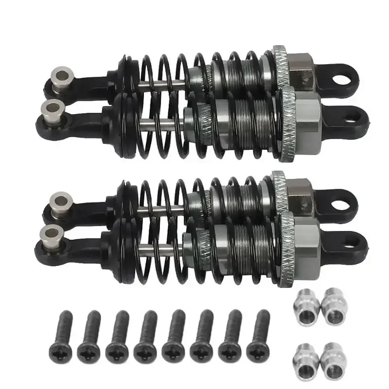 4Pcs Aluminum Shock Absorber Assembled Replacement,for 1/18 WLtoys A959 RC Car A969 A979 K929 A949-55 Upgrade Parts