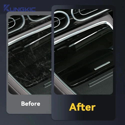 Imagen 2 del producto Para GEELY EX5 E5 2025 TPU película protectora transparente TPU Interior del coche Control Central Panel de navegación accesorios pegatina