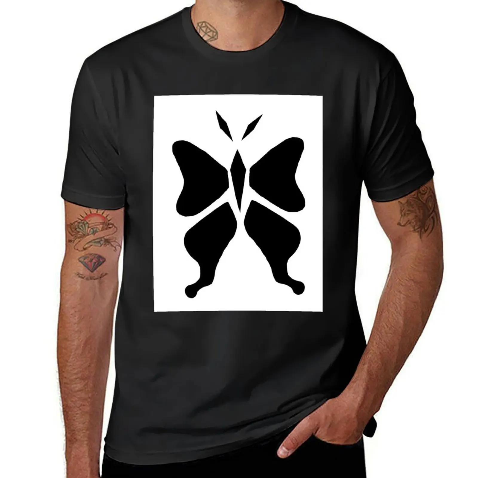 butterfly T-Shirt vintage quick-drying mens vintage t shirts