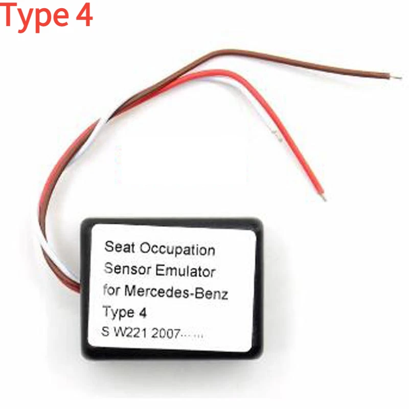 Seat Occupancy Occupation Sensor SRS Emulator for Mercedes-Benz Type1/Type2/Type3/Type4/Type6 for W204 W211 W104 W230 X164 Etc