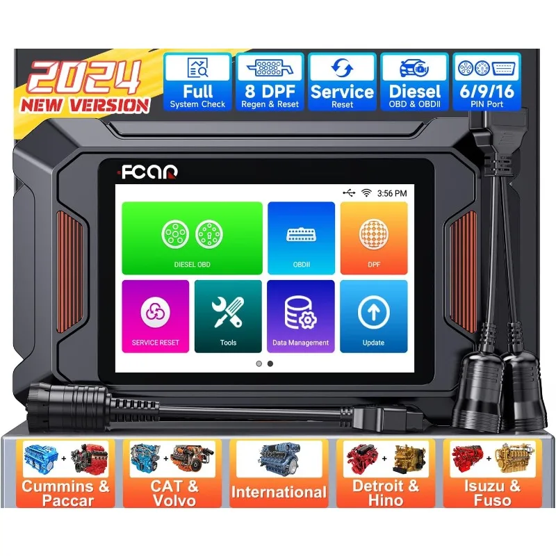 

Сверхмощный сканер для грузовиков F802 Plus, инструмент для регенерации DPF