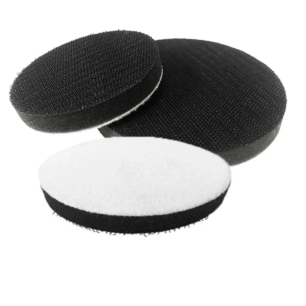 3pcs/set 5 Inch Soft Sponge Interface Pad Hook And Loop Buffer Backing Pad Protection Sanding Disc Abrasive Tools