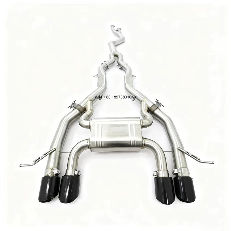 

70MM GTR GDR Equal Length Stainless Steel Mirror Polished Exhaust Midpipe for S58 M3 M4 G80 G82 3.0T