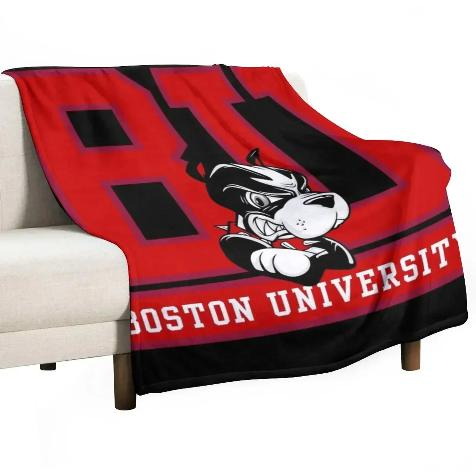 Popular, Boston-Icon Throw Blanket Fashion Sofas Stuffeds Warm Loose Bed covers Hair Blankets