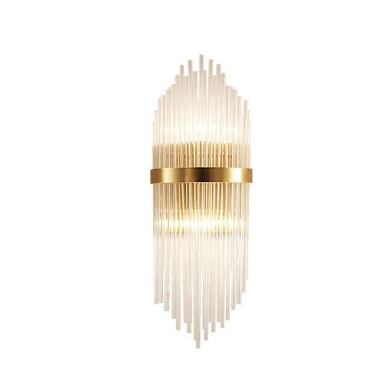 Classic crystal wall light 110v 220v 12v 24v Wall sconce glasses parts decorative vintage crystal wall lamp