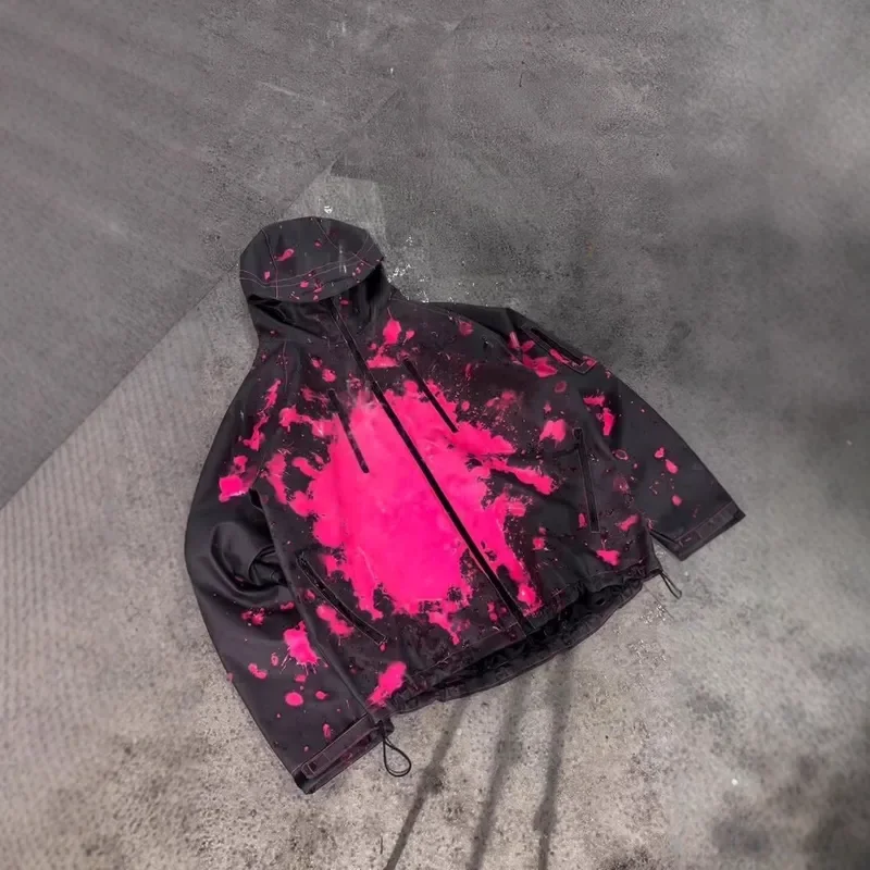 Temperature Sensitive Color Changing Waterproof Jacket Fabric Heat Reactive Outdoor Sportswear Material 140cm