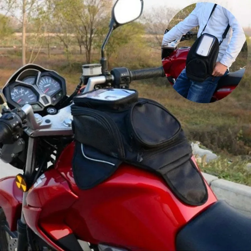 

Magnetic Motorcycle Tanks Bag Waterproof Wear Resistant Touchscreen Phone Pouch Universal Motorcycle Accessories