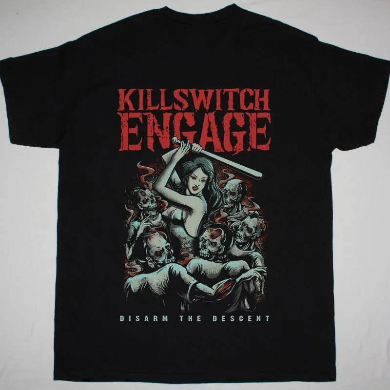 Killswitch Engage T- Shirt Short Sleeve Cotton Black Men S to 2345XL