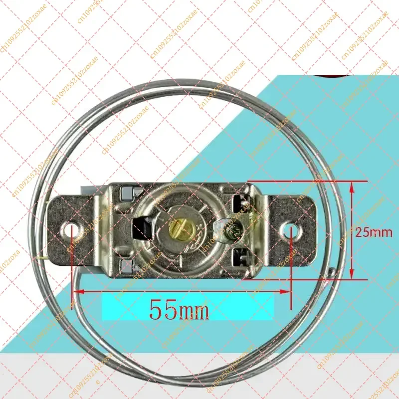 WPF32G 2Pin 70cm Refrigerator Thermostat Metal Temperature Controller Switch Household Appliance Parts Accessories