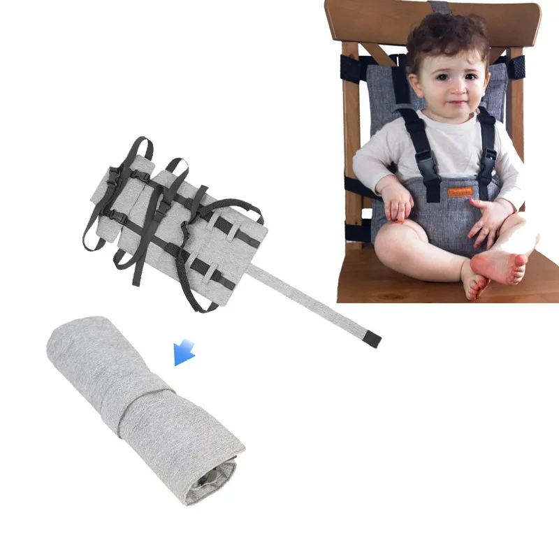 Baby Meal Strap Portable Child Seat Harness Baby Dining Chair Seat Fixed Belt Adjustable Kids Feeding Safety Protection Guard