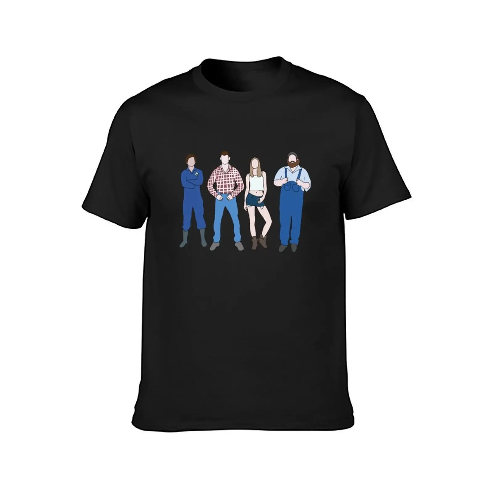 Wayne, Katy, Daryl, and Dan - Letterkenny T-Shirt anime vintage summer clothes Blouse mens graphic t-shirts