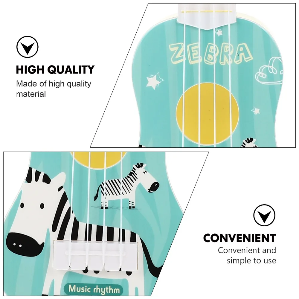 Gitara 4-strunowa Instrument strunowy Zabawki Mini gitara Instrument muzyczny Ukulele klasyczne Ukulele zwierzęce Ukelele