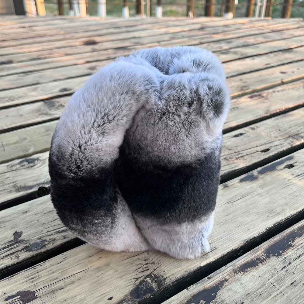 ChinChilla Color Real Rex Rabbit Fur Masturbator For Men Sucking Vibrating Male Sex Toy Men Masturbation Cup Adult Goods for Men