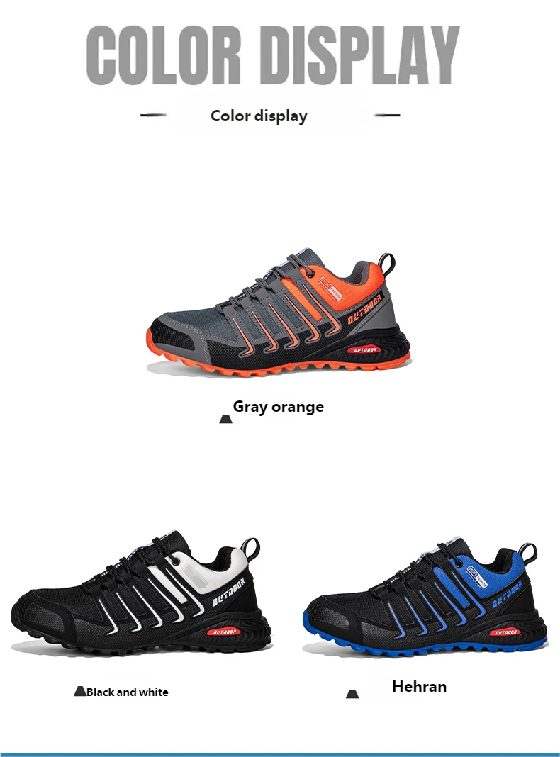Wasserdichte Wanderschuhe Herren Gitter Mesh Atmungsaktive Outdoor Camping Schuhe Männer Trekking Wandern Jagd Taktische Fahrrad Turnschuhe – Detail 2