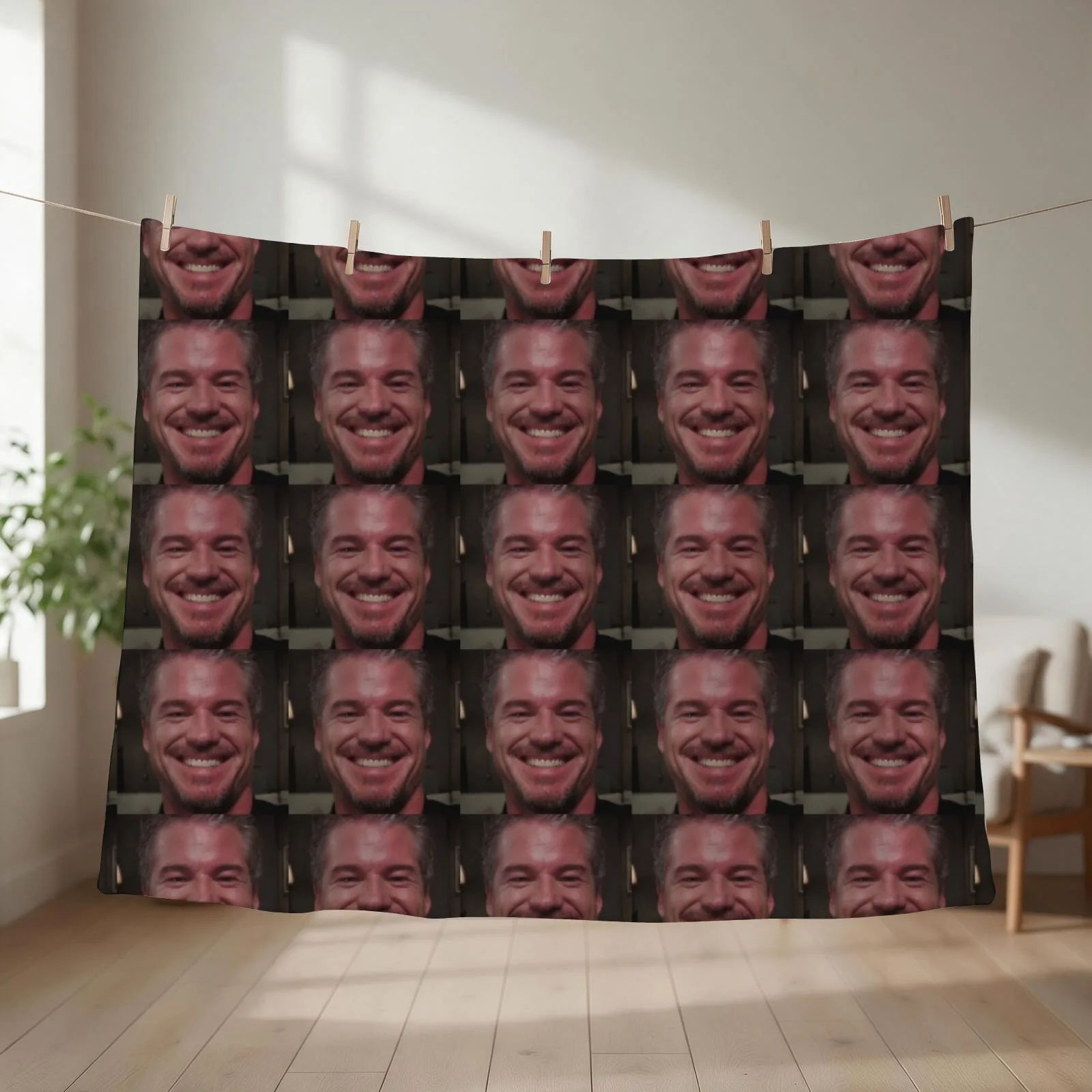 Mark Sloan Throw Blanket couch cozy soft plush fuzzy picnic outdoor blanket