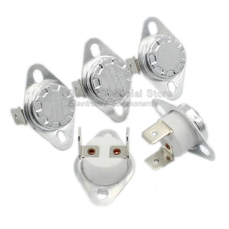 KSD302 16A /250V 40-300도 세라믹 KSD301 평상시 닫힘 열 스위치 온도 조절기 45 ℃   85 ℃   95 ℃   135 ℃   160 ℃   185 ℃   220 ℃