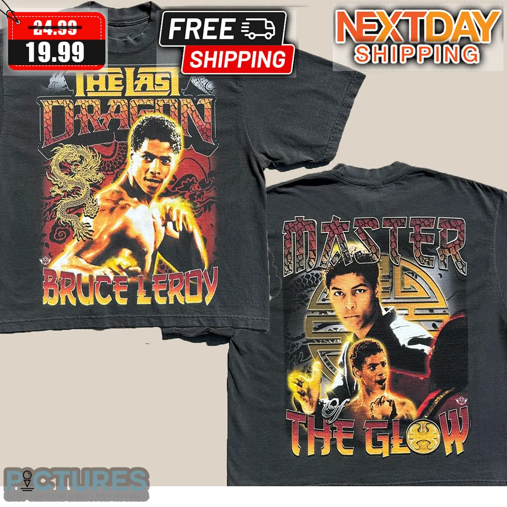 

Bruce Leroy's Last Dragon Master Luminous Shirt Print Fashion T-shirt for Men and Women's Casual Daily Short-sleeved Wear