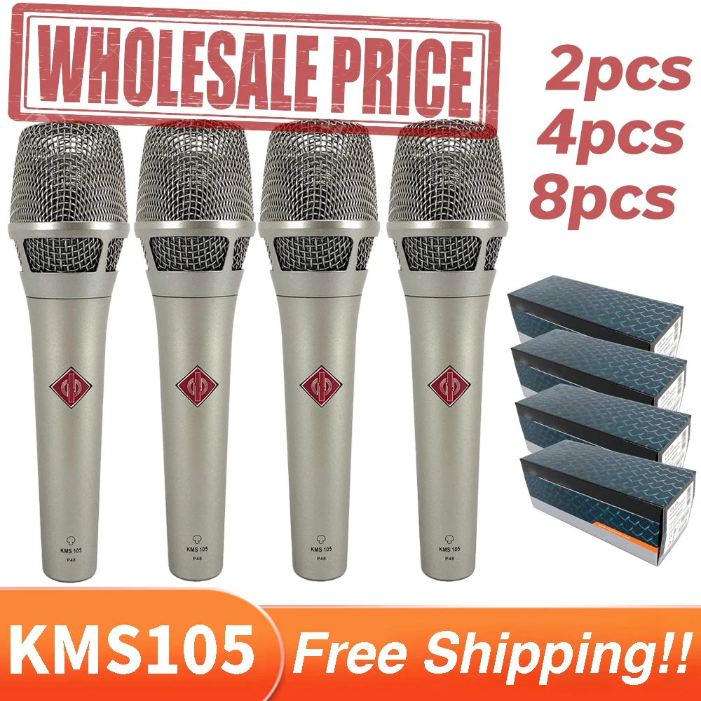 

Free Shipping Top Quality KMS105 Supercardioid Condenser Vocal Microphone ,Condenser Microfonos,Studio Condenser Microphone