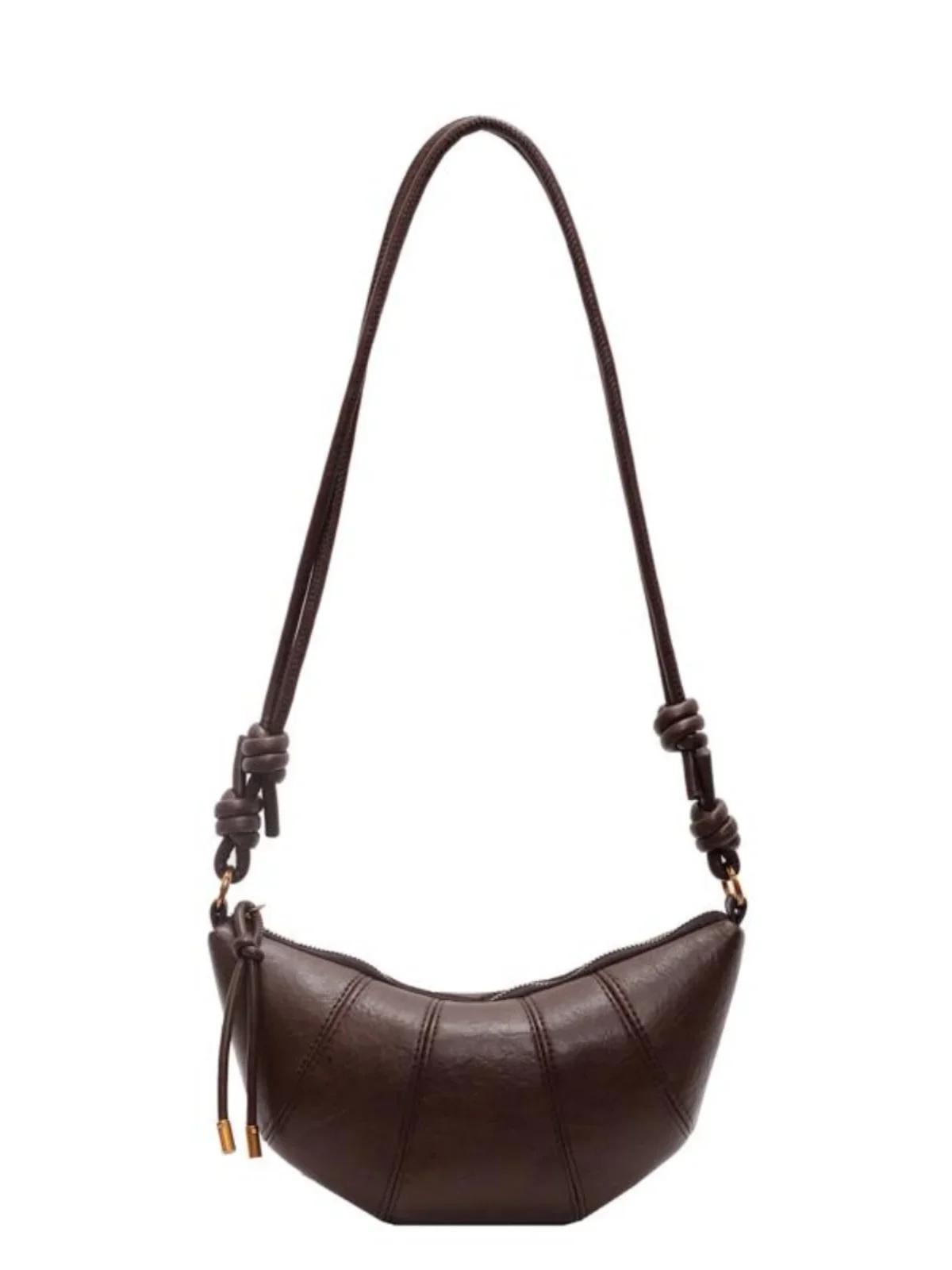 Croissant Retro para mujer, novedad de invierno de 2024, bolso sencillo para axila, bolso todo en uno para dumplings, bolso de hombro tipo bandolera informal