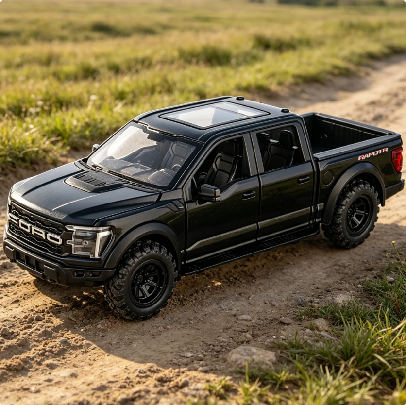 

1:32 F150 Raptor Simulation SUV Model Car Alloy Pickup Truck Boy Gift Toy Car，Perfect Birthday Gift for Boyfriend