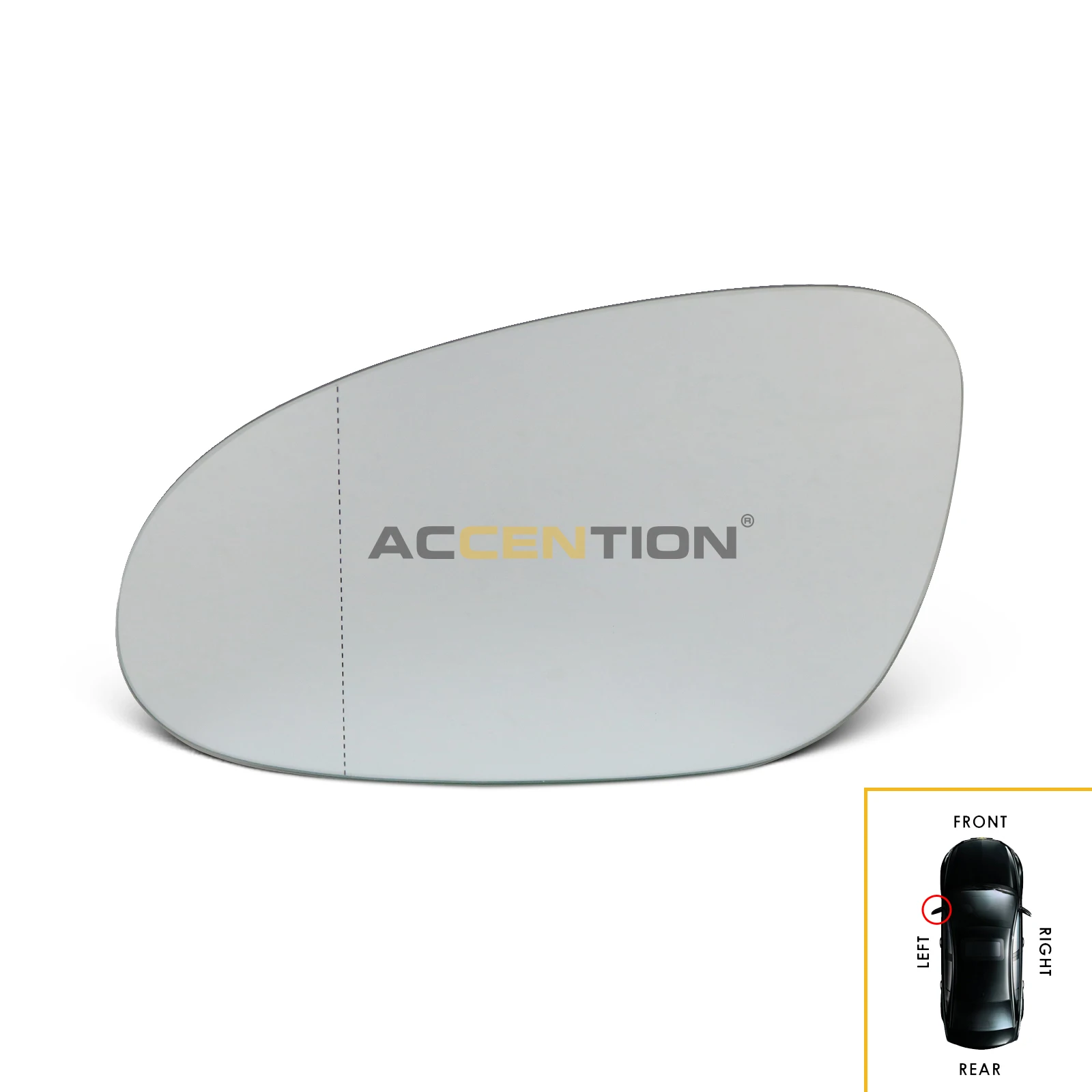 Car Mirror Glass Heated For VW Passat B6 2006 - 2011 Golf 5 Golf V MK5 2006 -2008 Jetta 5 2006-2010 EOS 2006 2007 2008