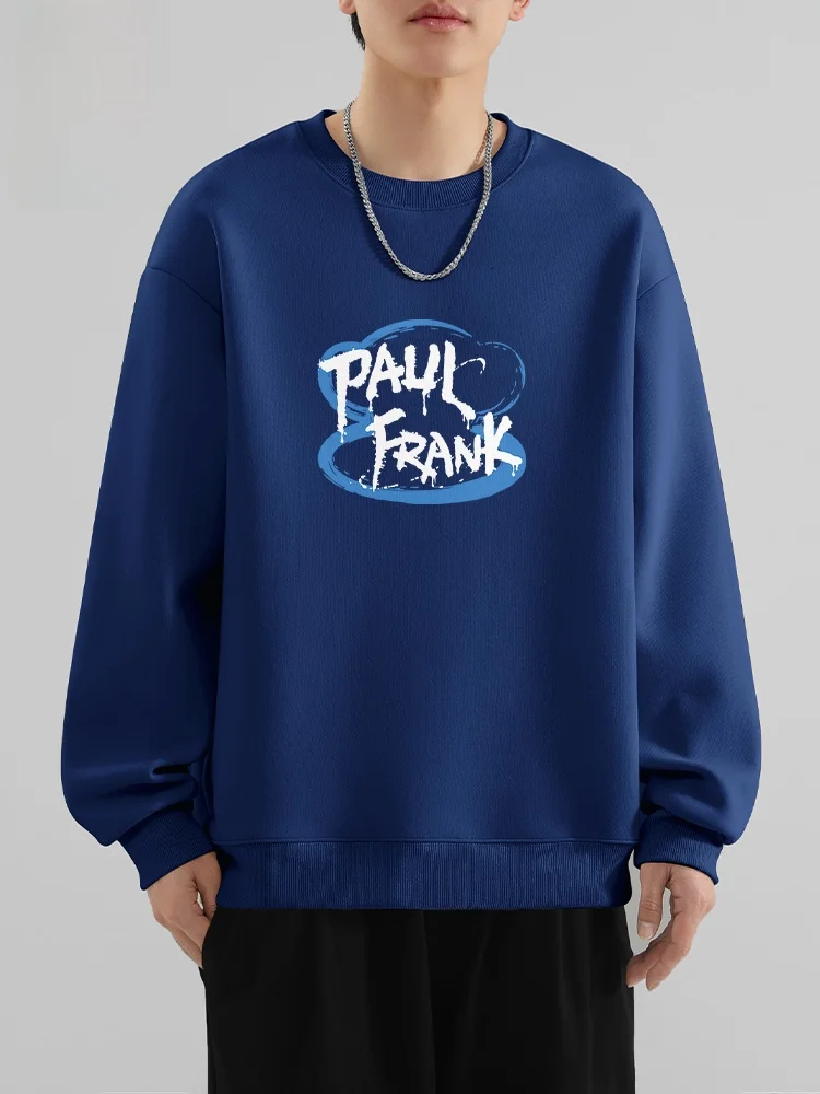 

Monkey round Ne Long Sve Sweatirt Boys Faion Spring Autumn American Sle Loose Fit Printed Casual Outerwear