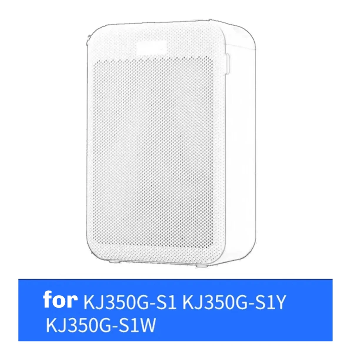 Combine Filter Fit for Media KJ350G-S1/S1Y/S1W/S2 FC-35S1 Air Purifier Filter Clean