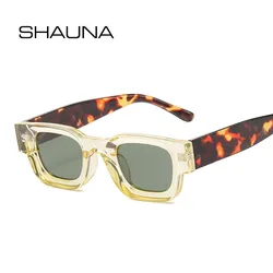 SHAUNA Vintage Small Square Polarized Sunglasses Fashion Anti-Blue Light Glasses Frames