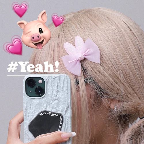 Imagen 2 del producto 2 unids/set encantadoras pinzas para el cabello con lazos de encaje para niñas dulce Clip de gasa de Color sólido horquillas suaves accesorios para el cabello de princesa rosa para niños