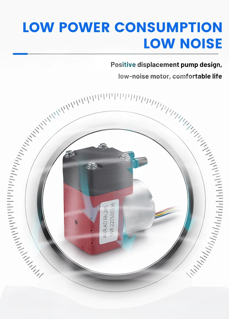 

2026 New MicroSuction Pump 24V Micro Vacuum Air Diaphragm Pump Laboratory Sampling Micro Pump