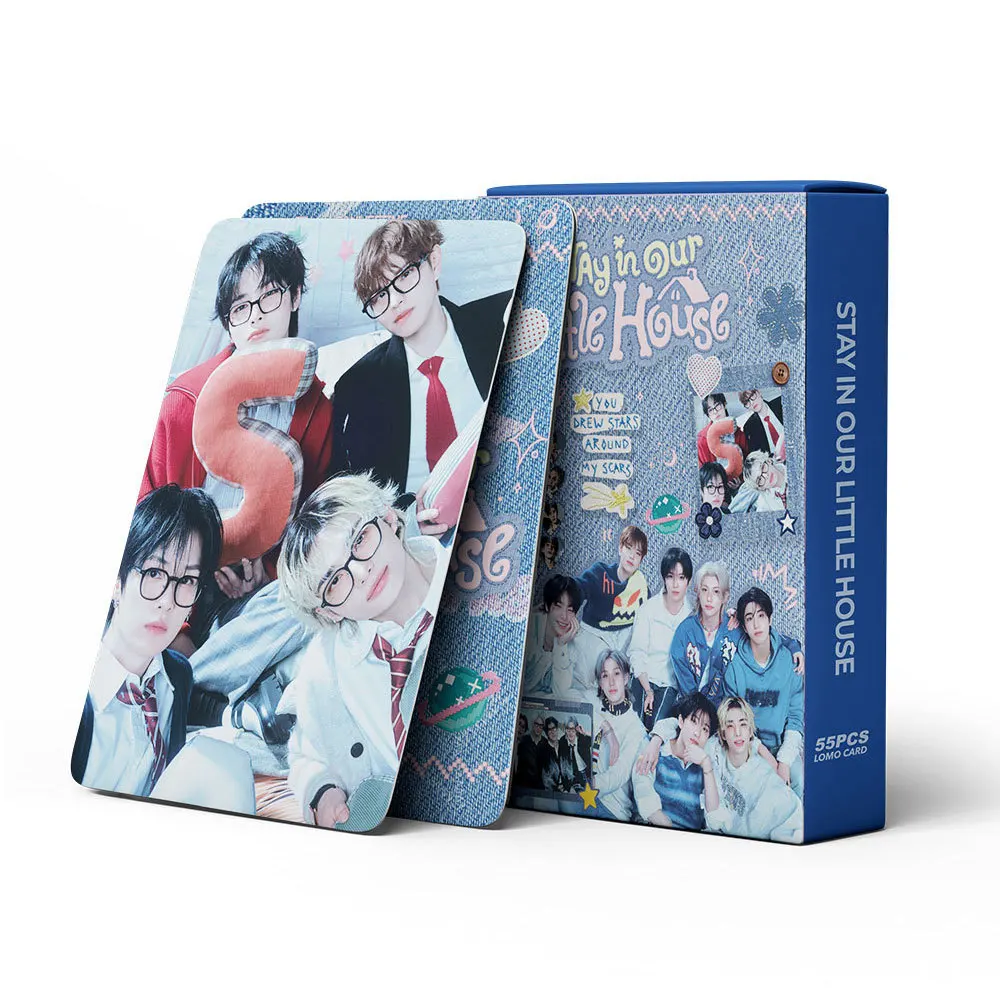 

New 55pcs K-pop Boy Group Stay in our Little House Album Support LOMO Cards Fan Collection Photo Card Gift
