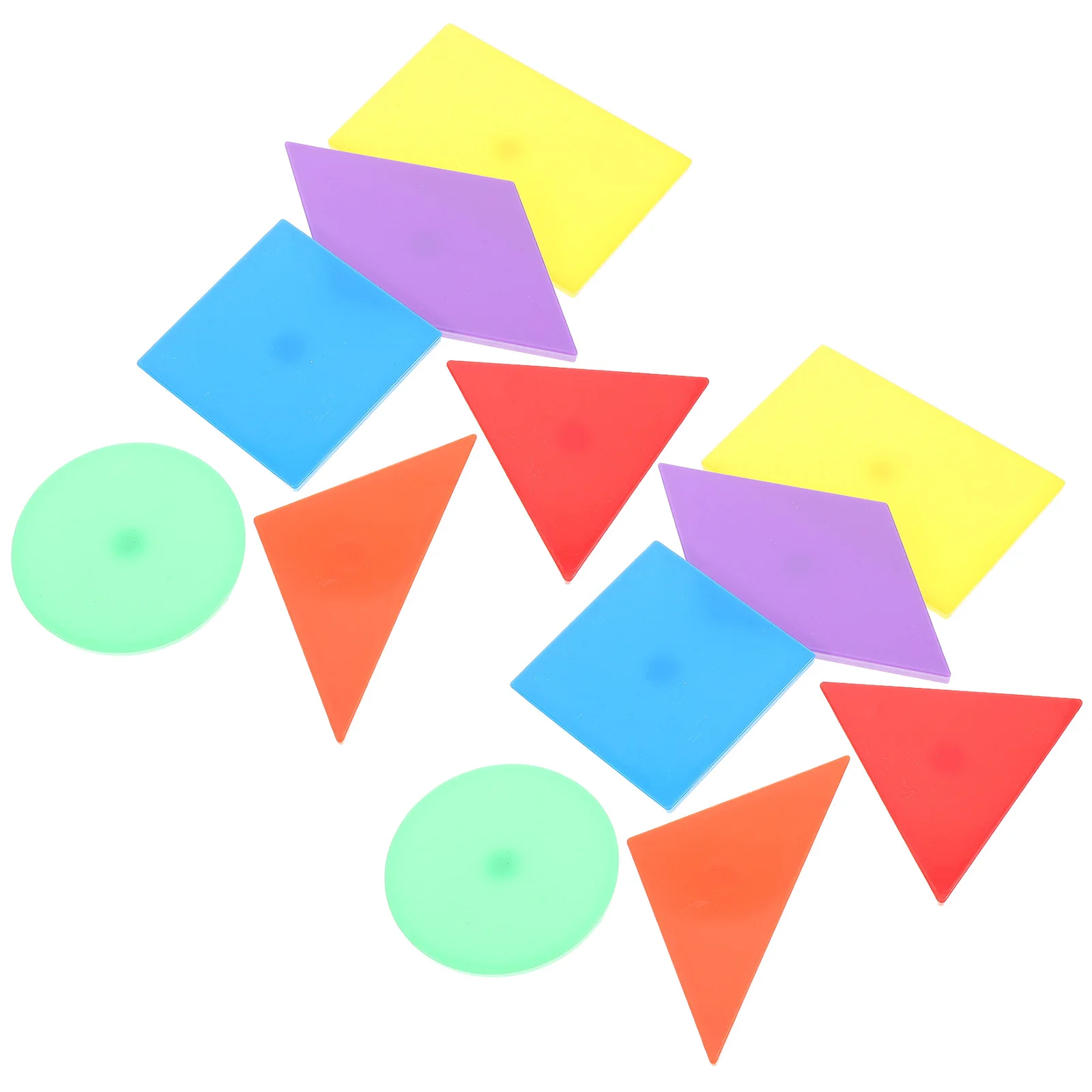 12Pcs Magnetic Geometry Teaching Set Kids Learning Shapes Sorting Puzzle Color Cognition Educational Tool for Preschool