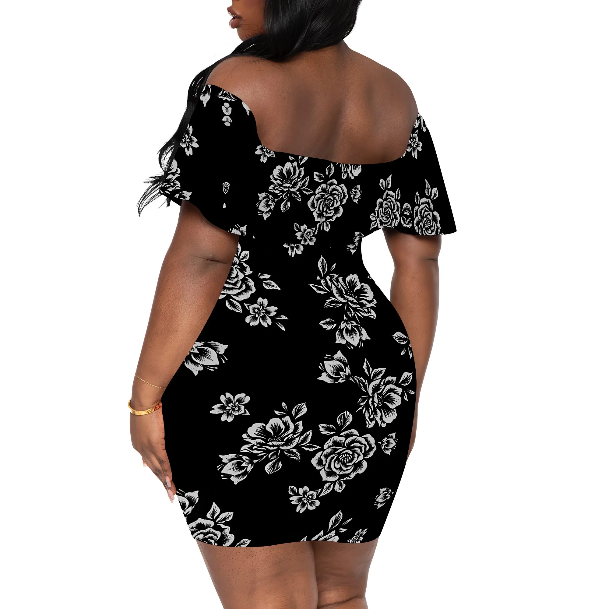 Groen Paarse Bloemen V-hals Mouwloze Jurk met Zakken - Gedurfde Elegante Zomerfeestkleding voor Dames 2025