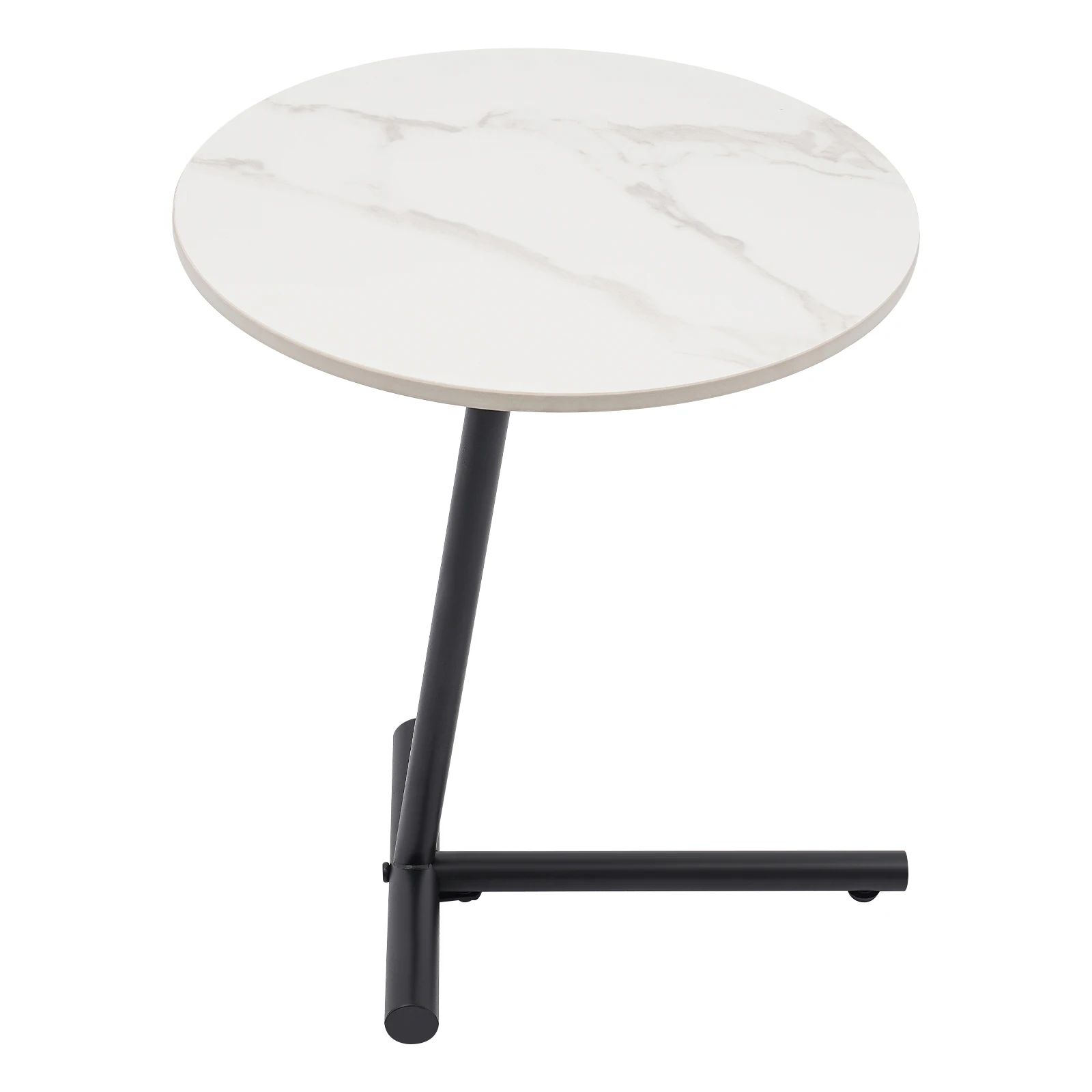 Side Table Modern Round End Table 33.07 lbs Load-bearing for Living Room, Bedroom, Balcony, Office, Etc