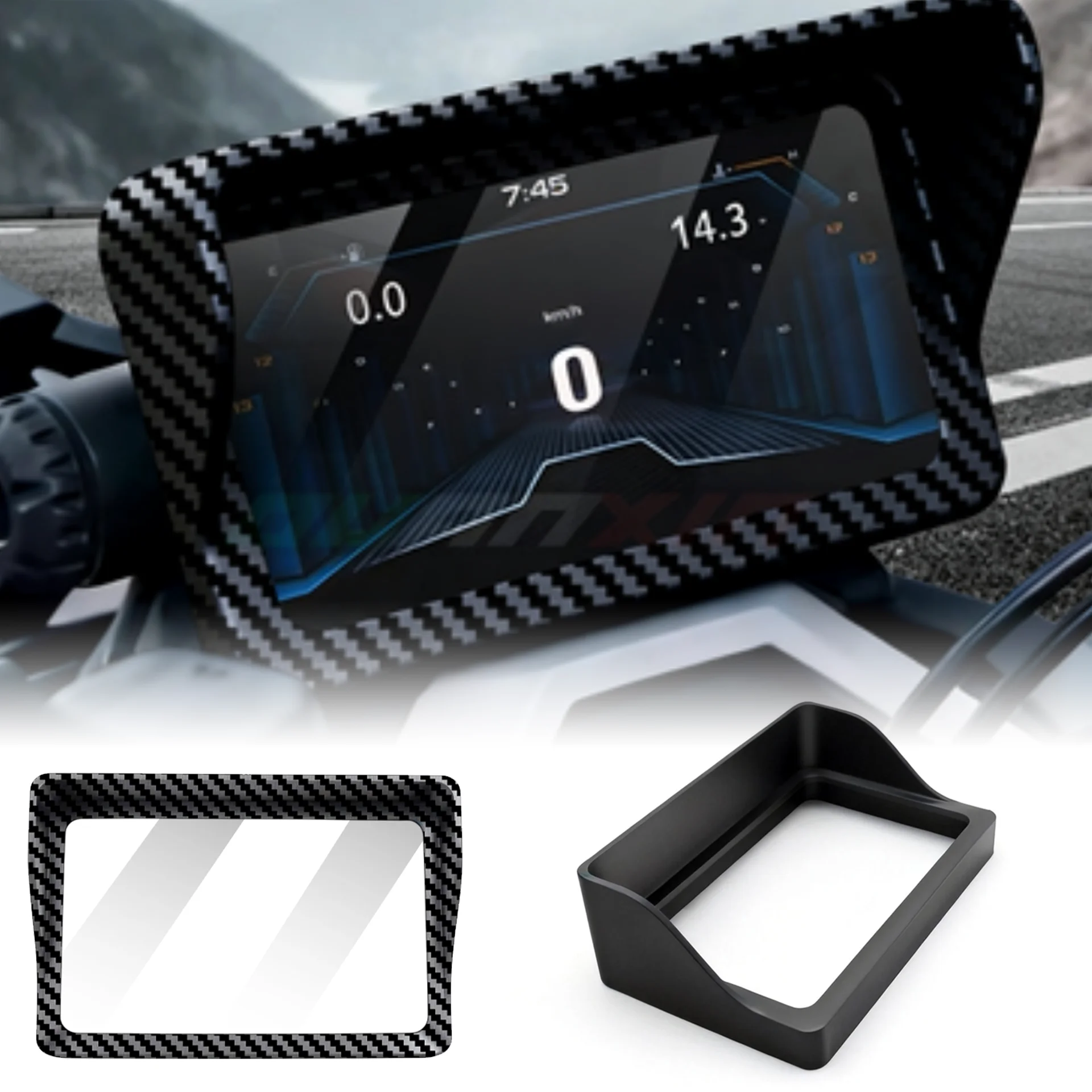 

Motorcycle Sun Visor Guard Dashboard Sunshade Guard Instrument Cover For ZONTES 150X 2026