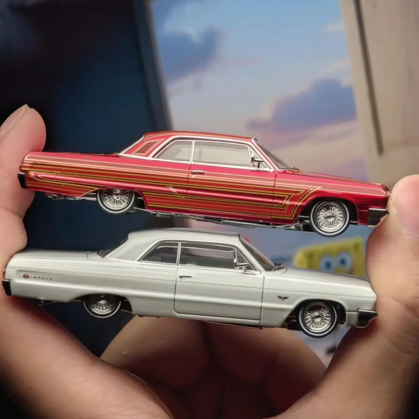 97M 1/64 Impala SS LowRider Muscle Car Alloy Model