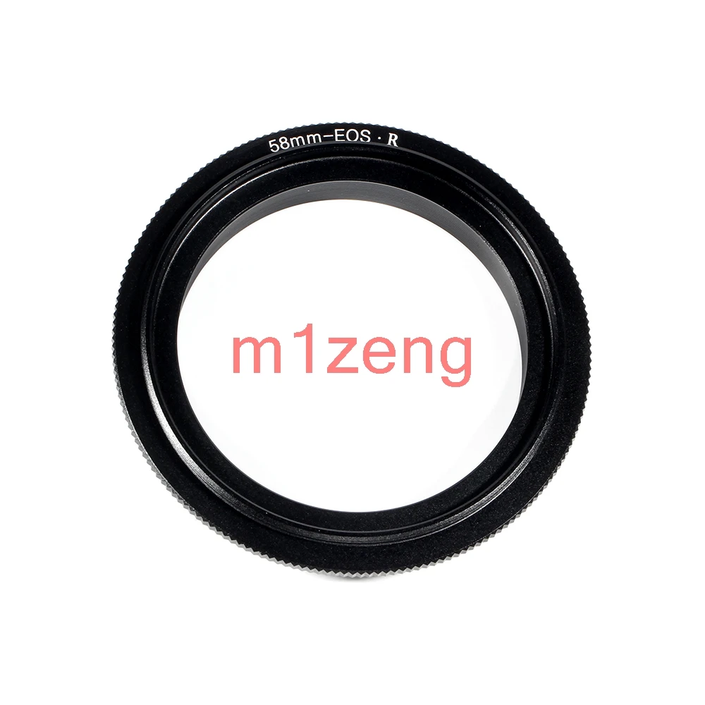 Anillo adaptador Macro inverso EOSR-49mm/52mm/58mm para lente de cámara canon EOS.R RF Mount EOSR R50 R10 R8 R3/R5/R6/RP