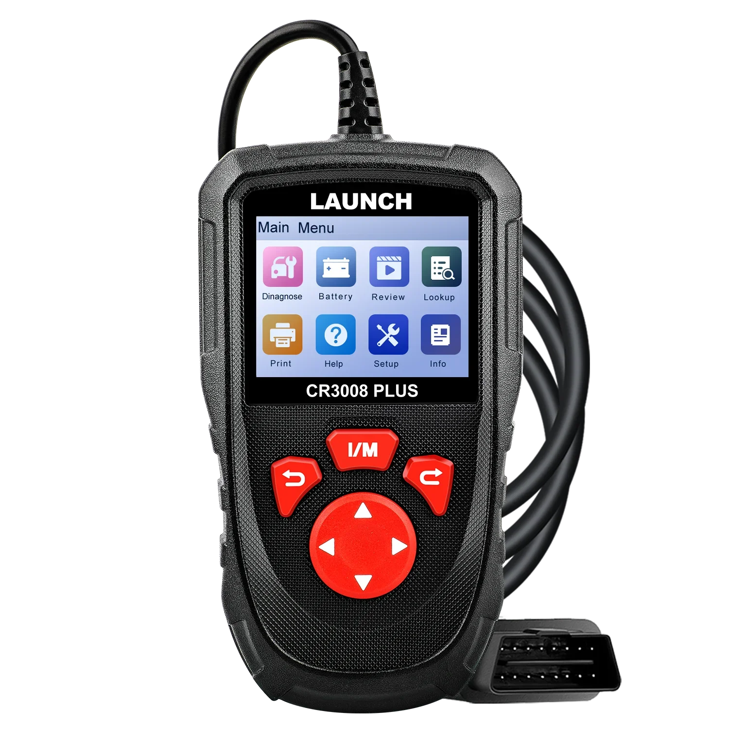 LAUNCH CR3008 Plus professional Car OBD2 Code Reader Tools Automotive OBDII Diagnostic Scanner Battery Tester