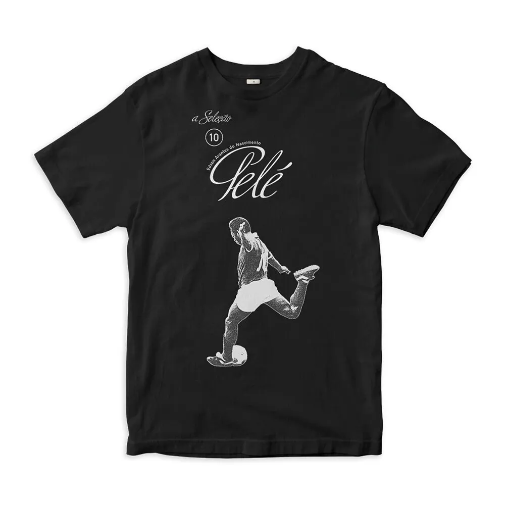 Pele T Shirt Edson Arantes do Nascimento  Sizes 100 Cotton PEL 44850