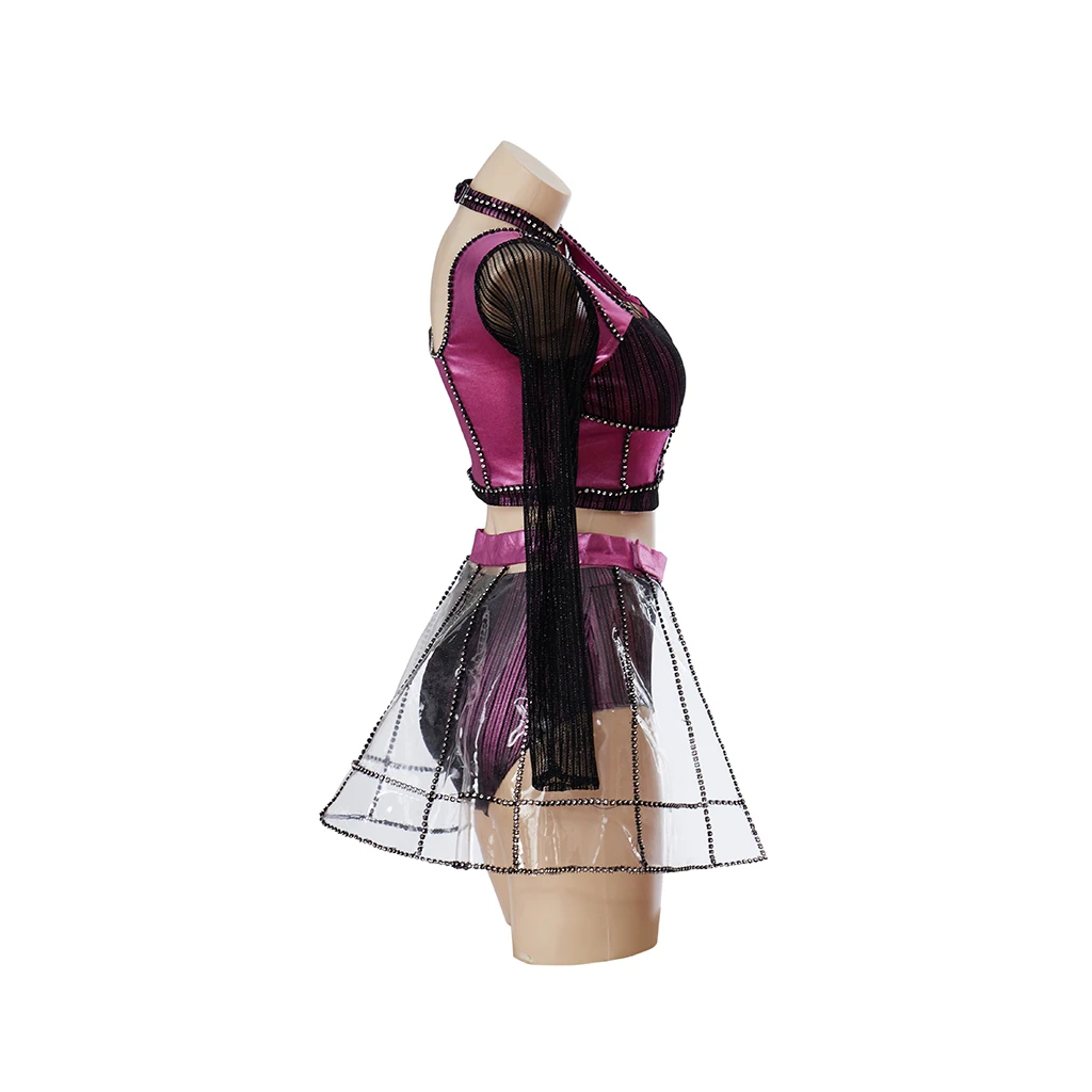SIX the Musical Cosplay Katherine Howard Costume Top Skirt Set Performance Set Halloween Costume Music Festival Outfits for Wome