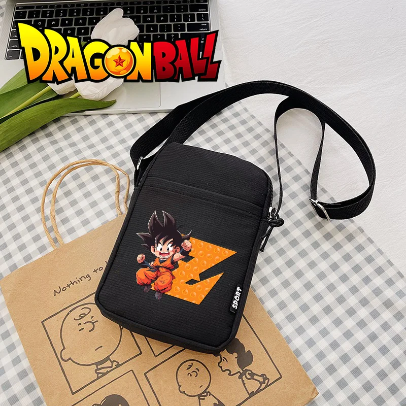 

Крутая мультяшная сумка-кроссбоди «Драгон Болл» из вельвета с персонажами аниме Гоку и Вегетой, мини, универсальная, портативная, легкая, новинка 2026 года, модная